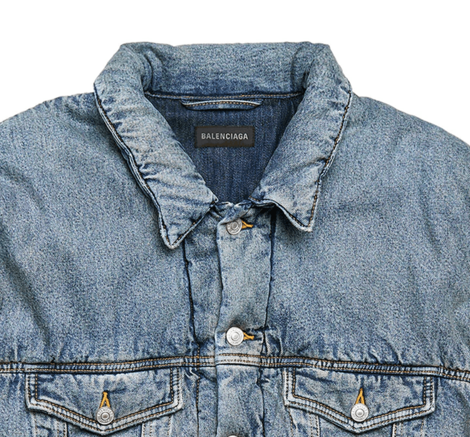 Balenciaga BALENCIAGA Padded Denim Jacket Size US M / EU 48-50 / 2 - 3 Thumbnail