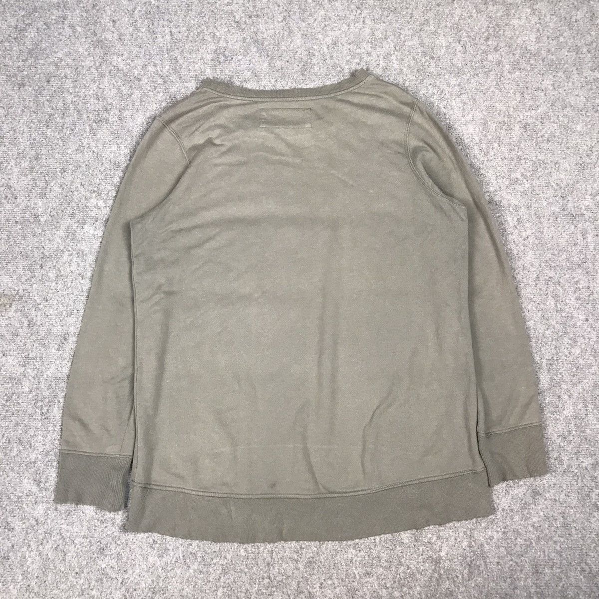 Japanese Brand DENIM CO FADED GRAY PUNK STYLE LONG SLEEVE SHIRT Size US M / EU 48-50 / 2 - 6 Thumbnail