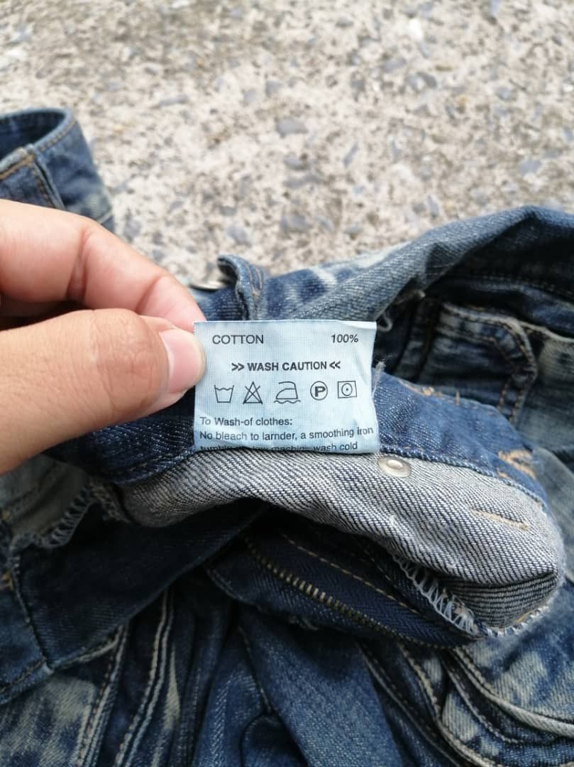 Japanese Brand Ingalls Multipockets Cargo Denim Jeans Size US 26 / EU 42 - 6 Thumbnail