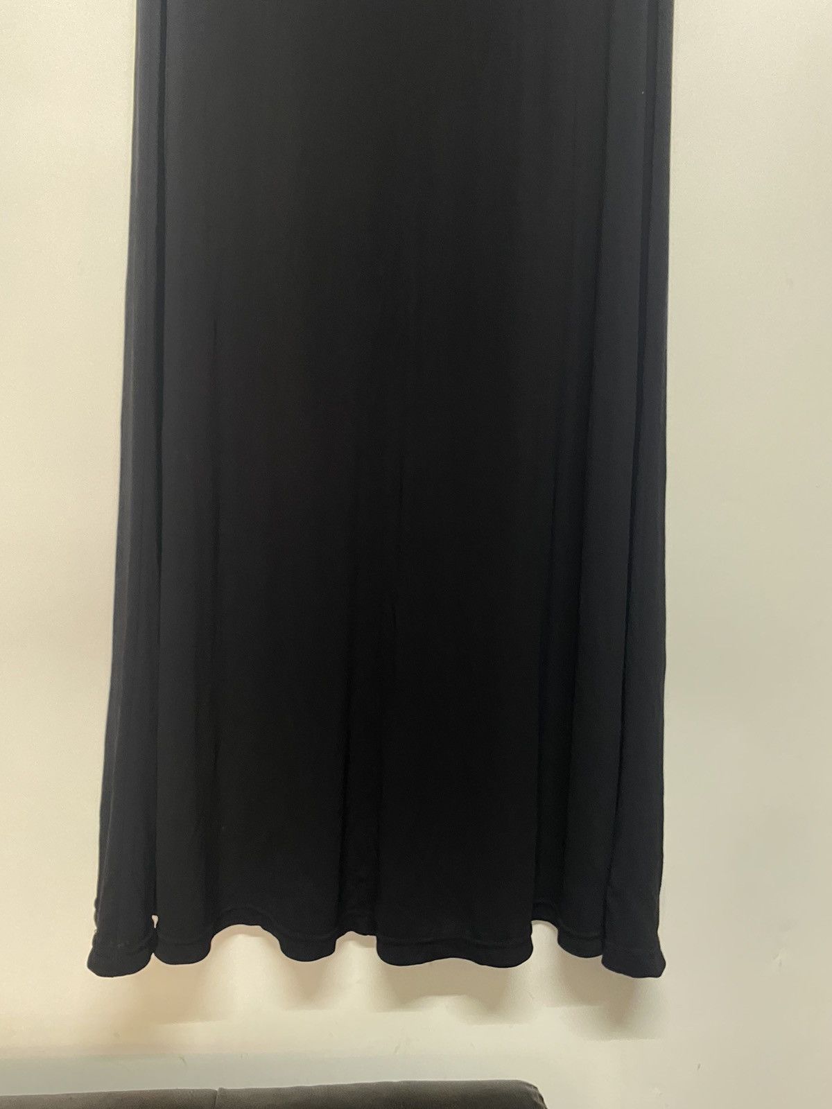 Designer Aguis Paris Midi Skirt Black Made in France Size 34" / US 12 / IT 48 - 5 Thumbnail