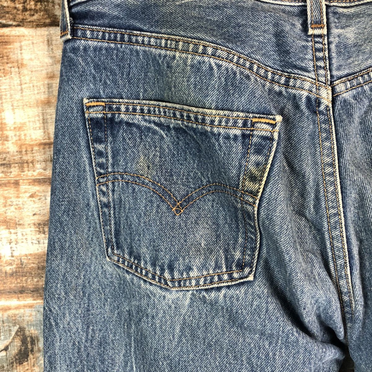 Levi's DL Levis 501 X Wildstyle super Lovers Rock denim #A2620 Size US 31 - 19 Thumbnail