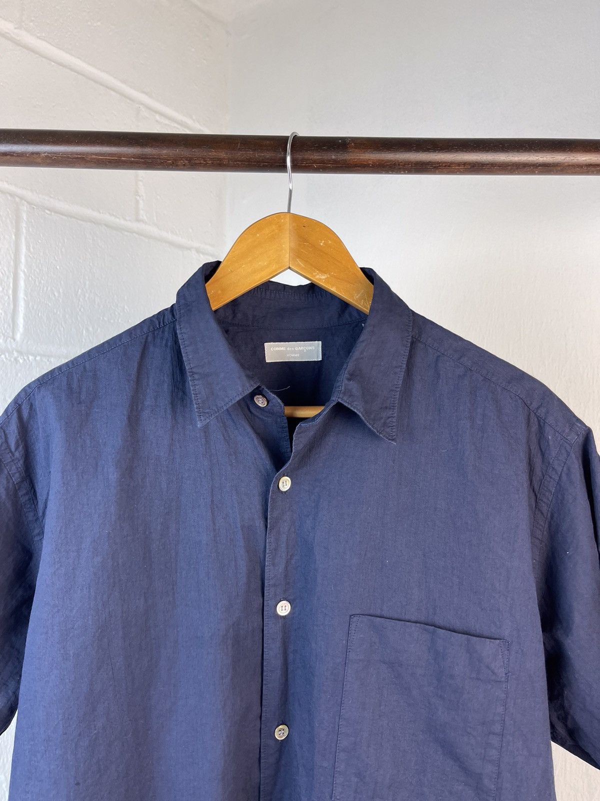 Comme des Garcons Homme 2000s Comme Des Garçons Homme Button Ups Shirt Size US XL / EU 56 / 4 - 4 Thumbnail