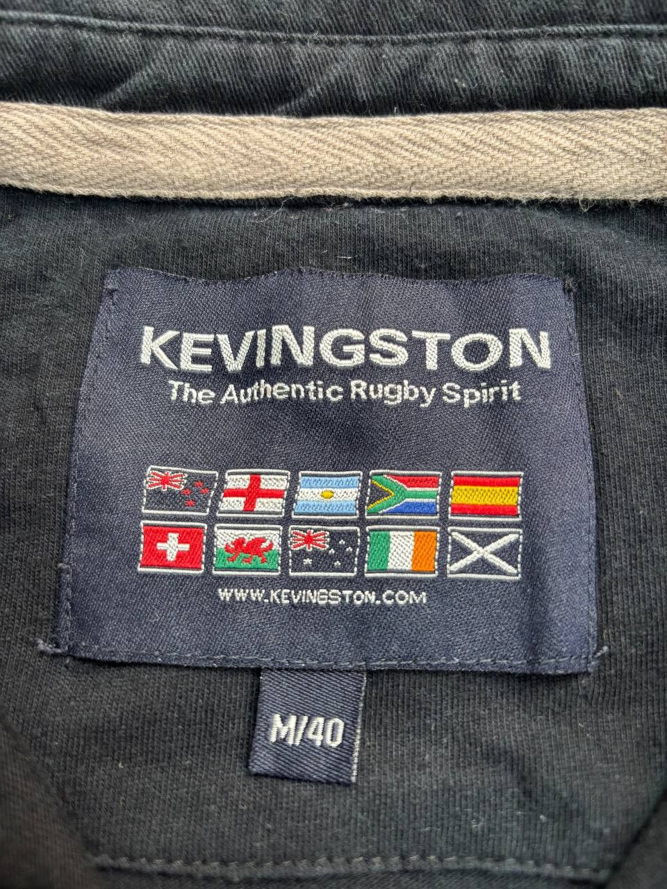 Vintage Kevingston New Zealand International Rugby Polo Shirt Size M Size US M / EU 48-50 / 2 - 16 Thumbnail