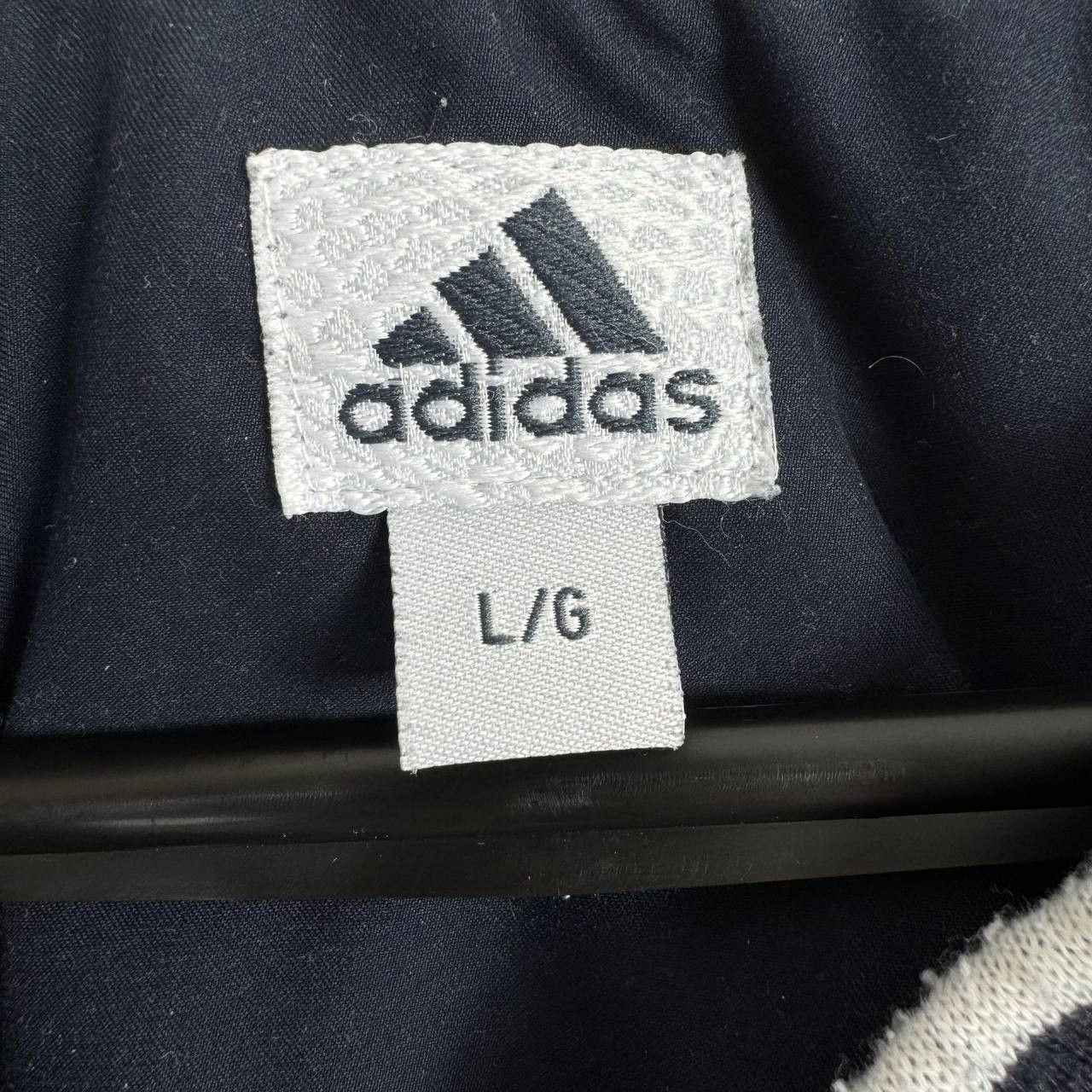 Adidas Adidas ClimaShell Windbreaker Jacket Navy Blue V Neck Mens L Size US L / EU 52-54 / 3 - 5 Thumbnail