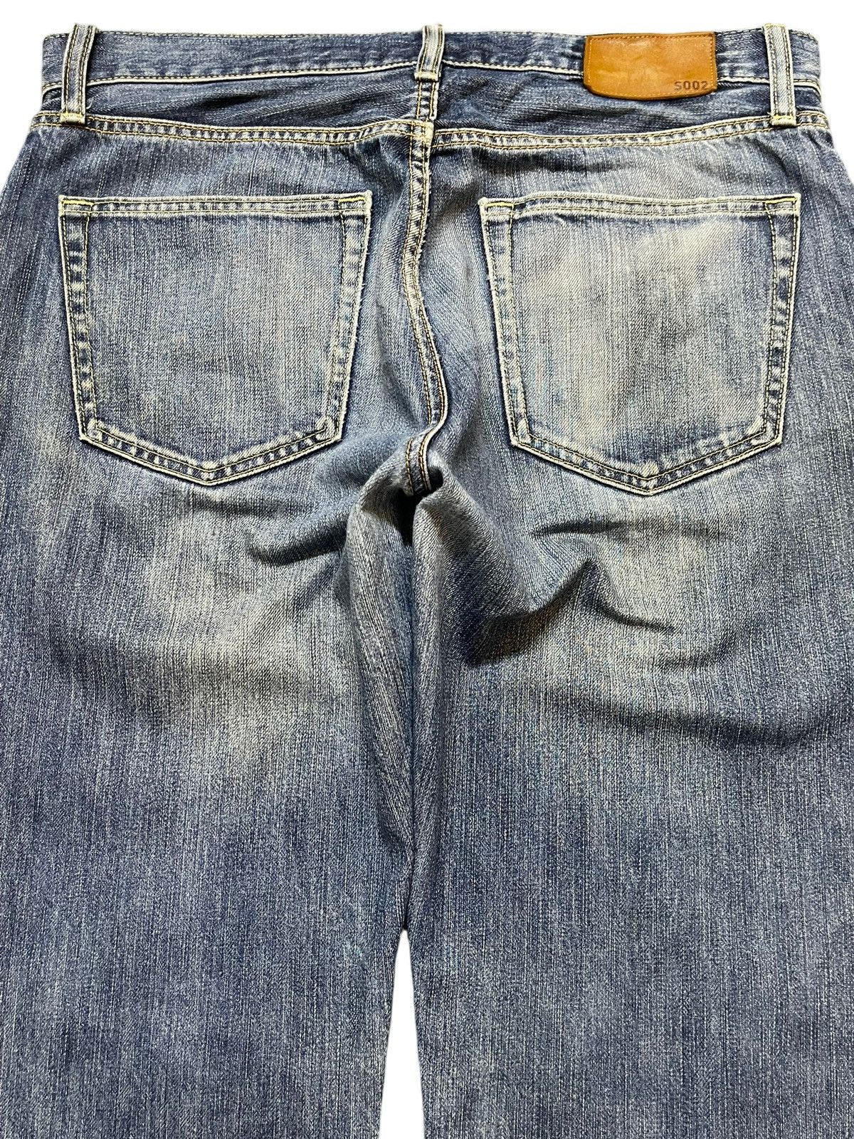 Uniqlo Vintage Y2K Japanese Uniqlo Blue Faded Wash Straight Loose Size US 34 / EU 50 - 5 Thumbnail