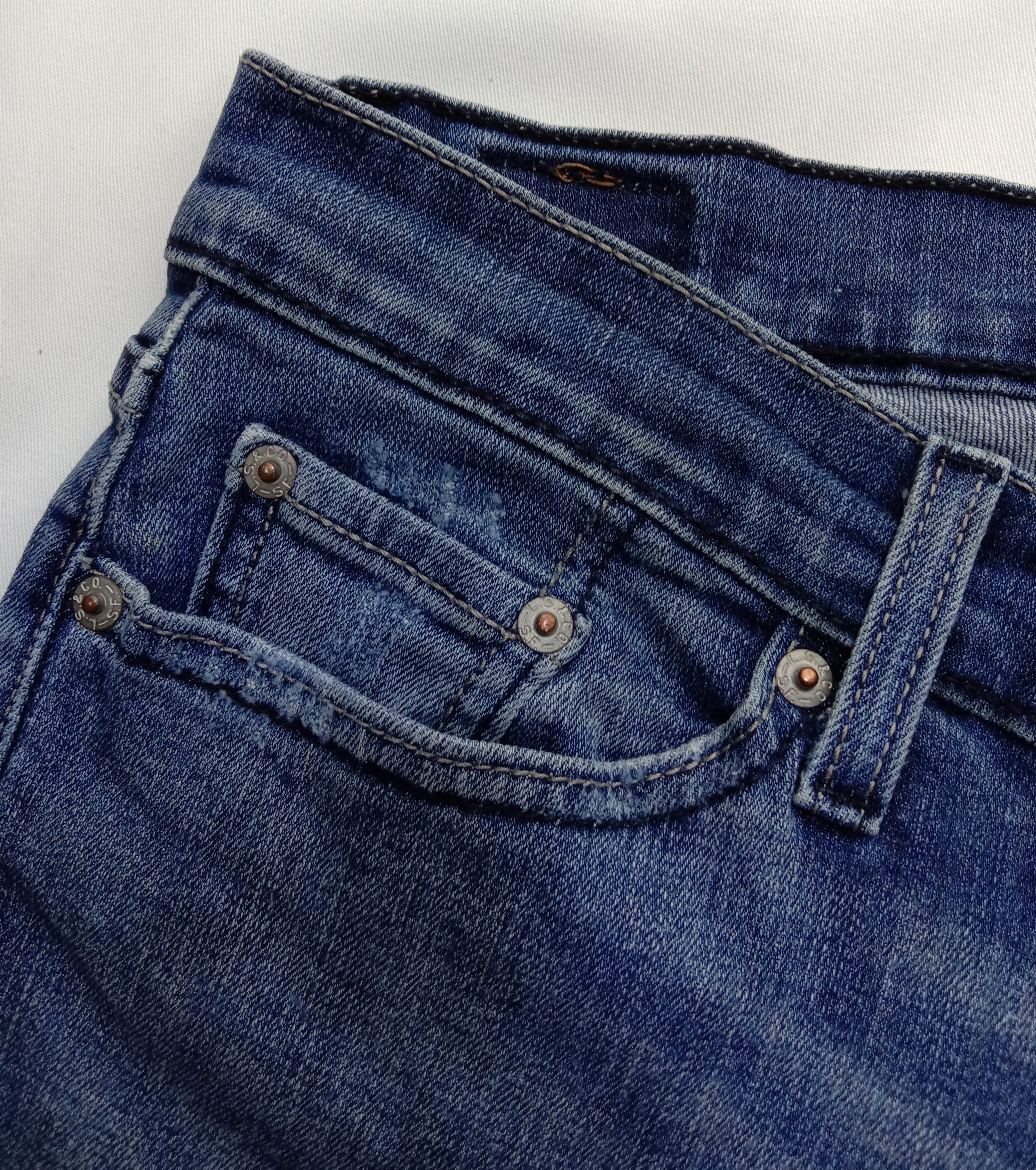 Levi's Vintage Levi's 524 Jeans Distressed Denim Size 34" / US 12 / IT 48 - 12 Thumbnail