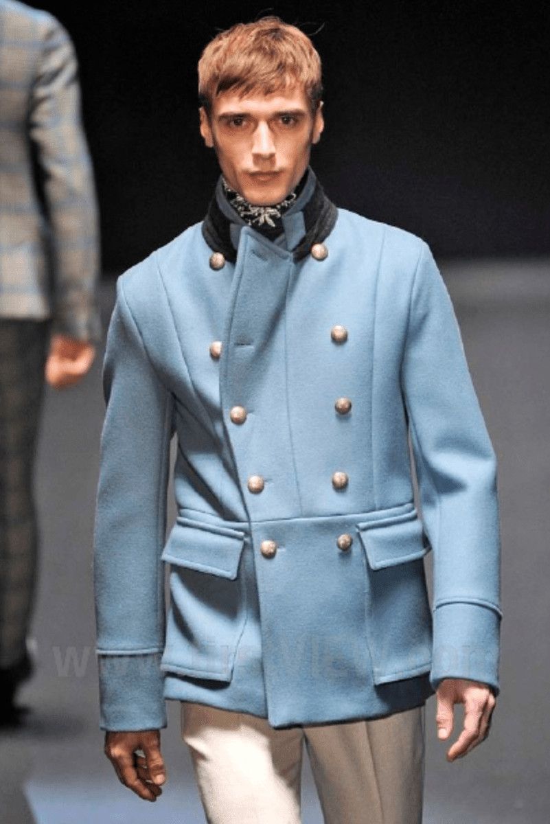 Gucci AW2013 Gucci Black Buttoned Classy Wool Officer Coat Size US M / EU 48-50 / 2 - 3 Thumbnail