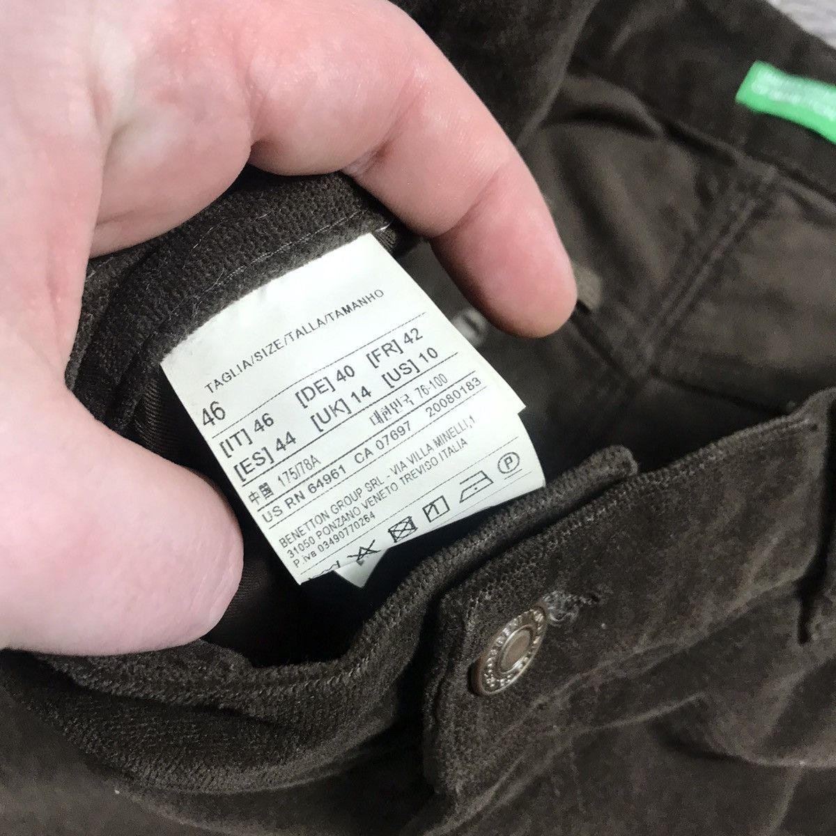 Vintage Vintage 90s Benetton Baggy Parachute Pants Streetwear 28 Size 28" / US 6 / IT 42 - 5 Thumbnail