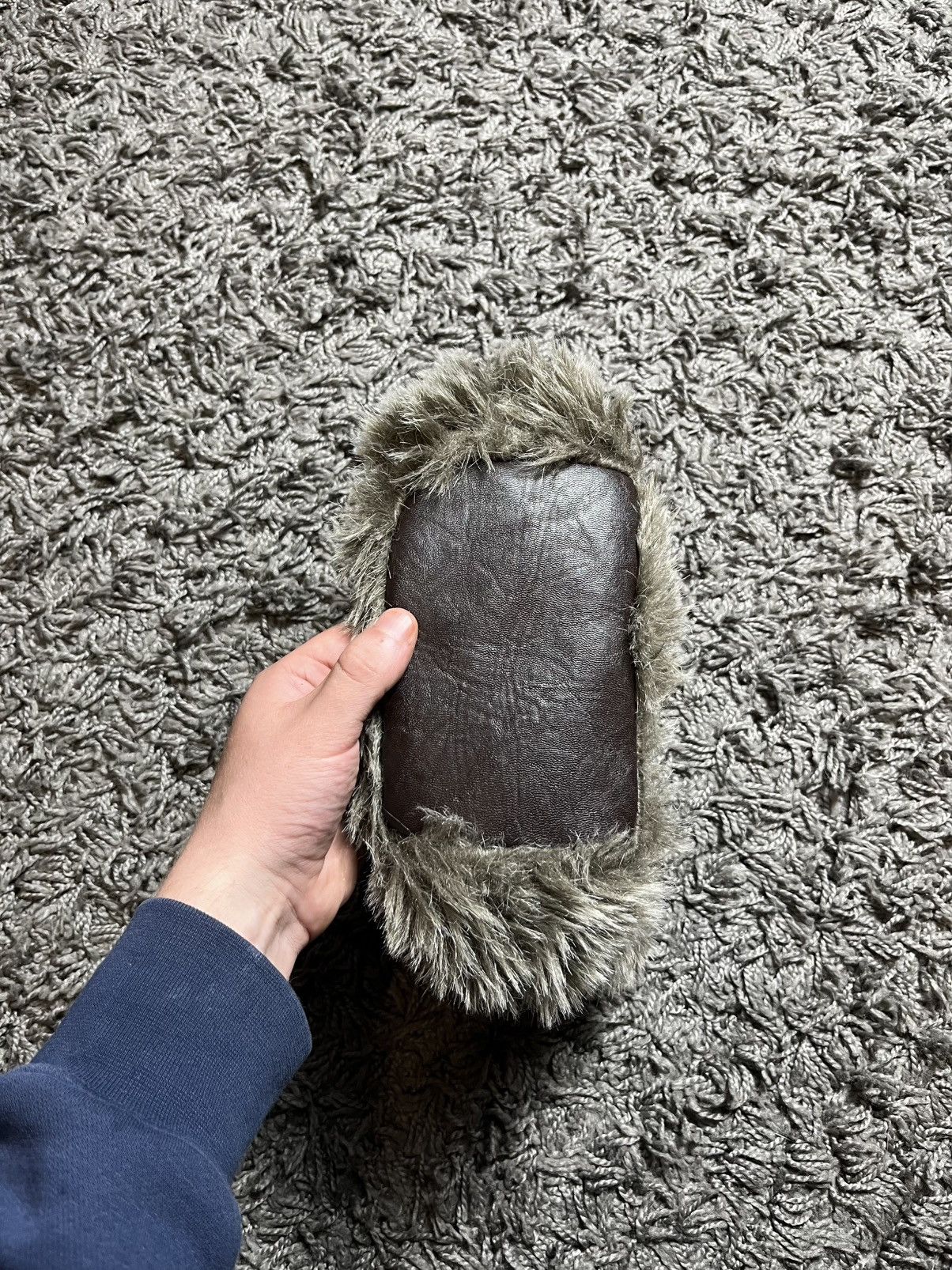 Japanese Brand × Vintage VINTAGE FUZZY MOHAIR HANDLE BAG DESIGNER STYLE Size ONE SIZE - 2 Thumbnail