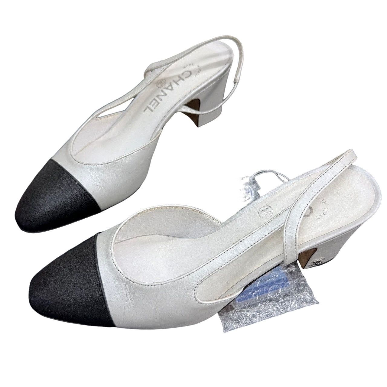 Chanel Chanel Cap Toe Slingback Heels Size 35.5 Size US 5.5 / IT 35.5 - 1 Thumbnail