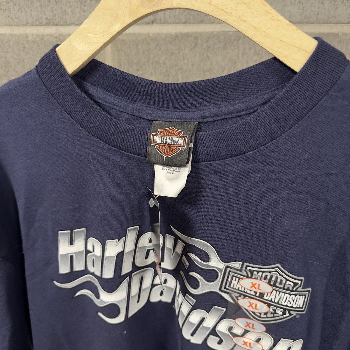 Harley Davidson Harley Davidson Flame Shirt ERD Grunge Biker WCC Size US XL / EU 56 / 4 - 3 Thumbnail