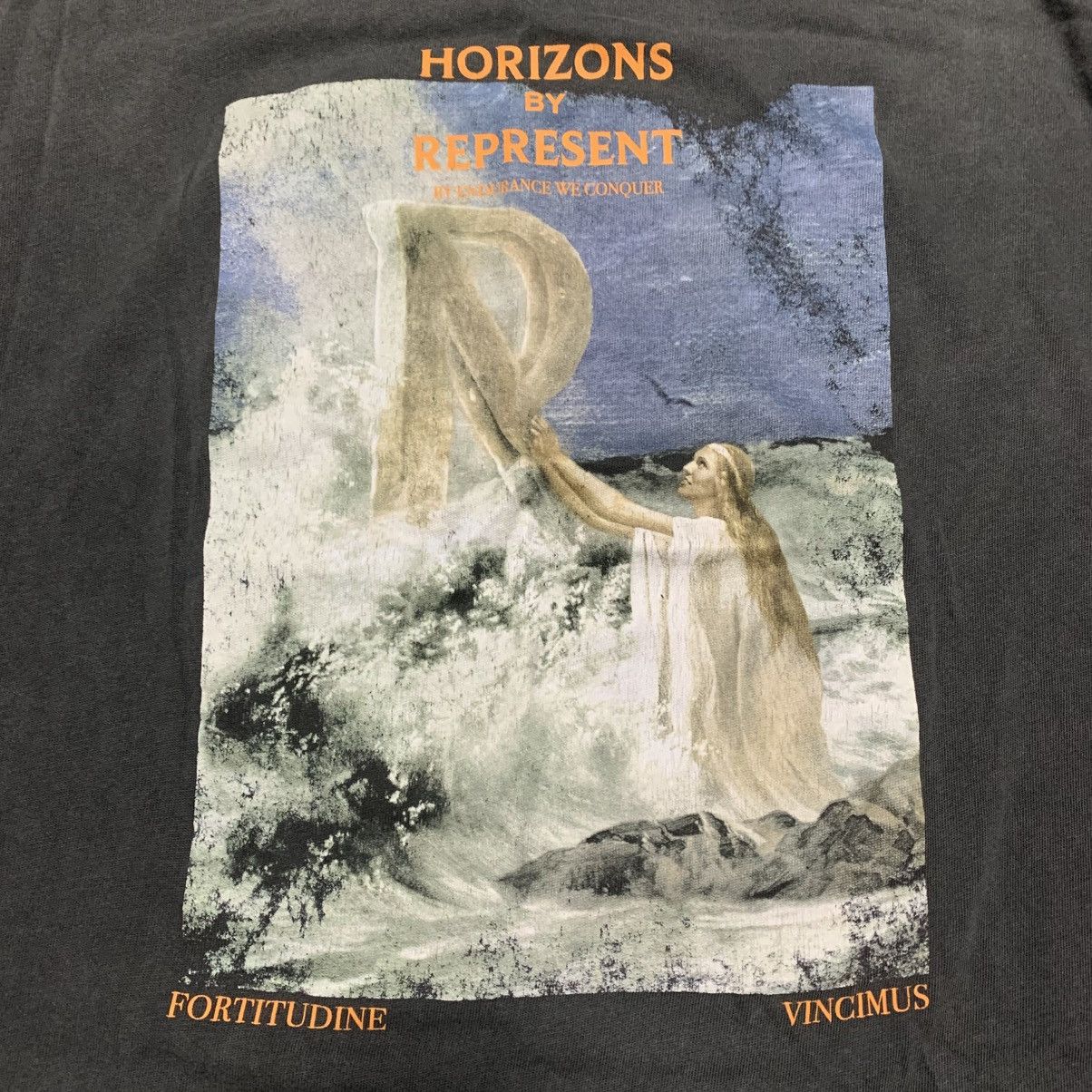 Represent Clo. Represent Medium Horizons Aged Black Tee Size US M / EU 48-50 / 2 - 3 Thumbnail