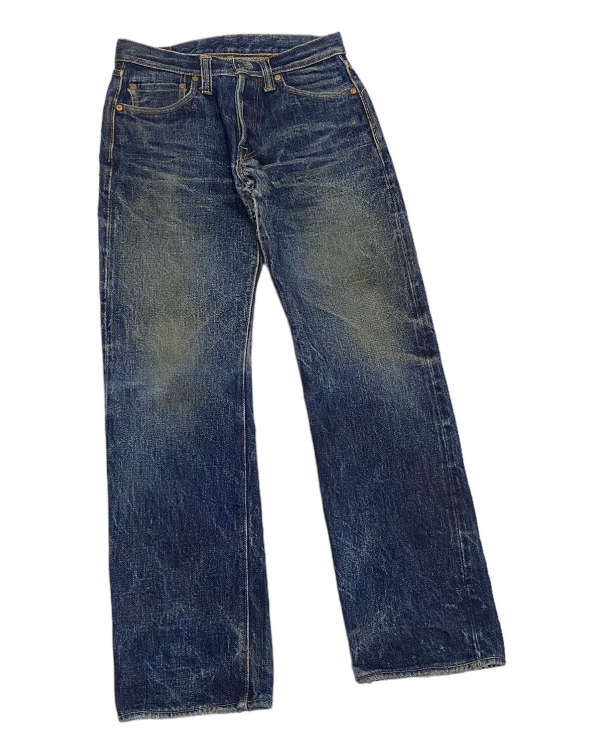 Samurai Jeans VINTAGE SAMURAI JEANS SELVEDGE DISTRESSED DENIM Size US 28 / EU 44 - 4 Thumbnail