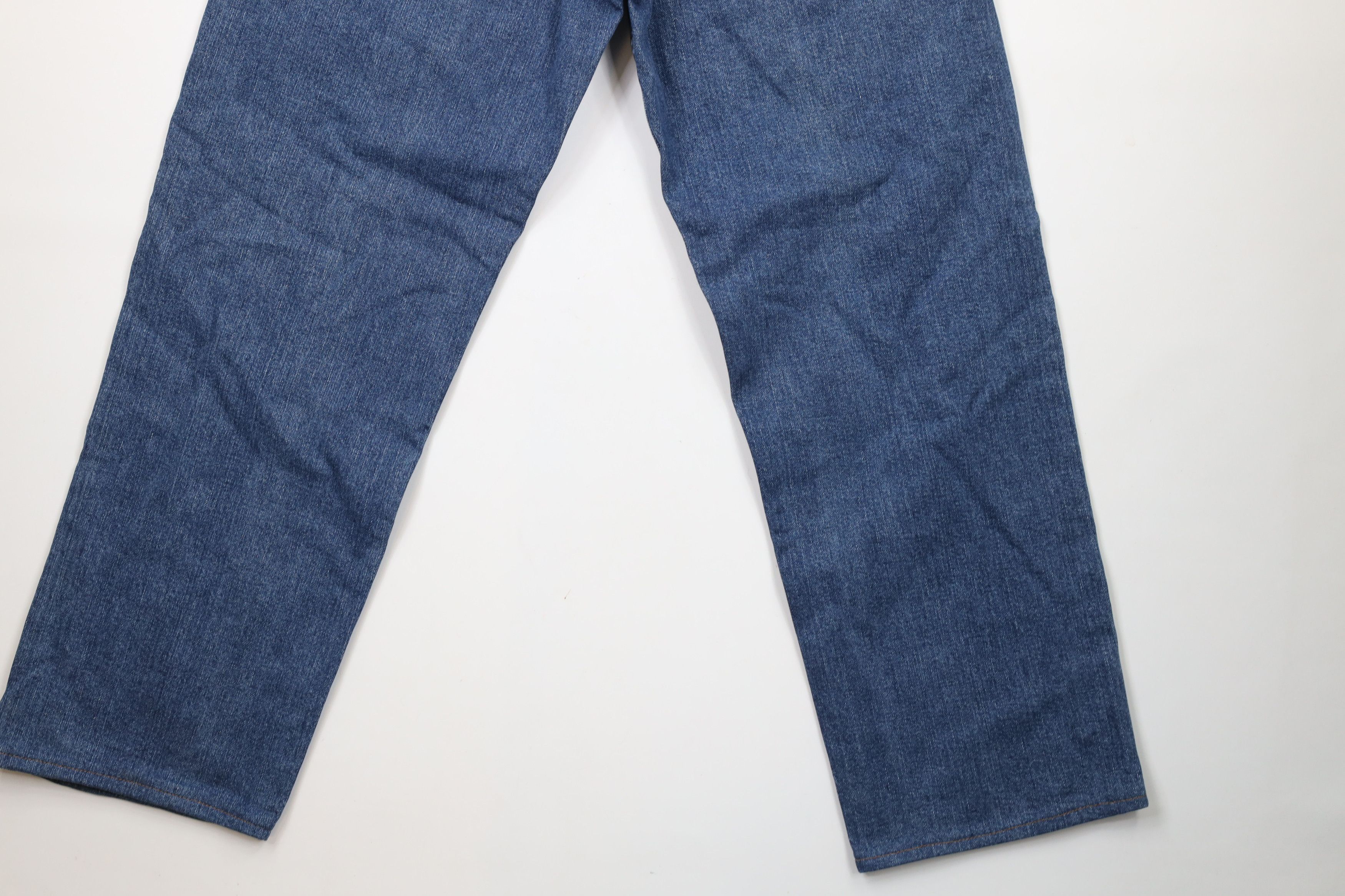 Nautica × Vintage Vintage 90s Nautica Out Baggy Wide Leg Denim Jeans Blue Size US 32 / EU 48 - 11 Thumbnail