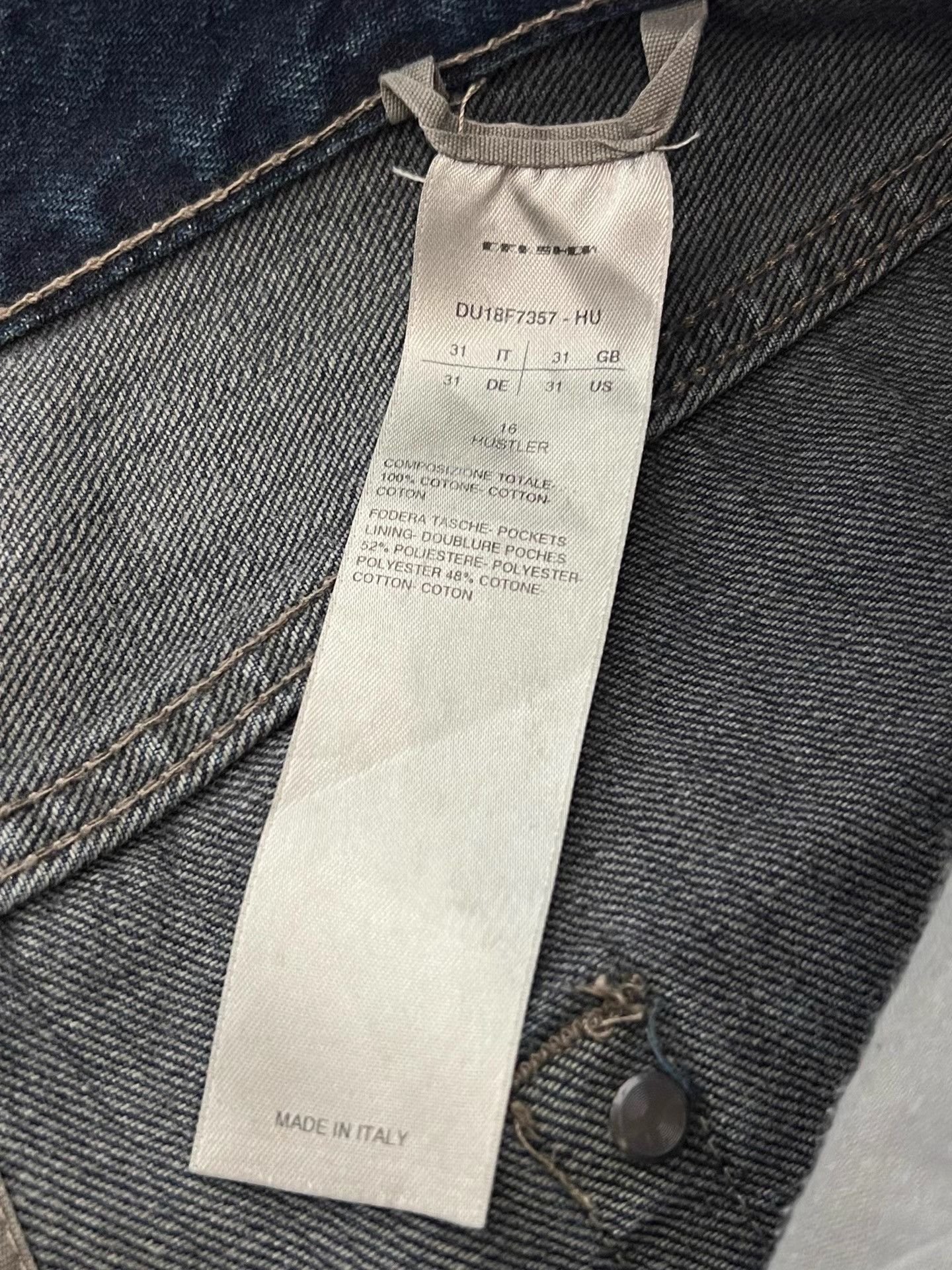 Rick Owens Rick Owens DRKSHDW Washed Vintage Cropped Denim K35 Size US 31 - 7 Thumbnail