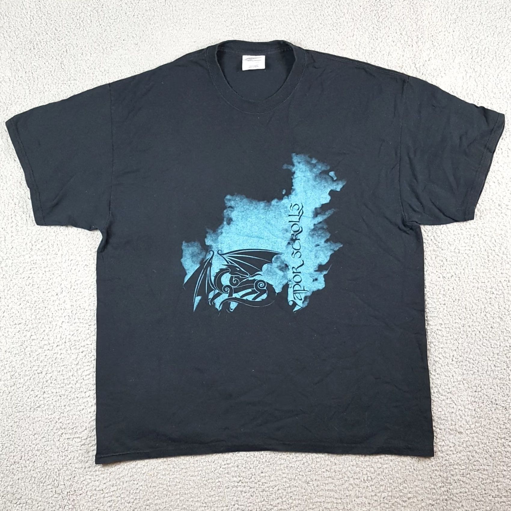Vintage Vintage The Vapor Scrolls Dragon XL T Shirt Obvlivion Y2K Nike? Size US XL / EU 56 / 4 - 2 Thumbnail