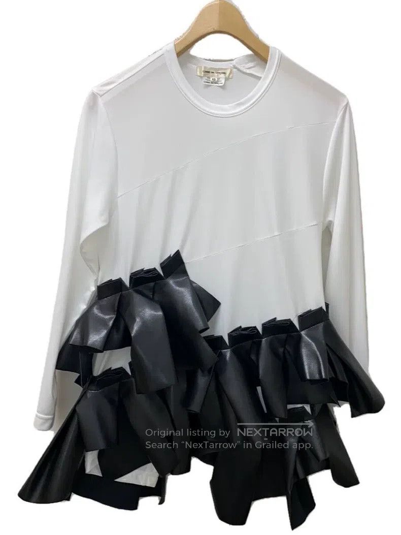 Comme des Garcons Comme Des Garcons White Retro Lace Trim Top Size XS / US 0-2 / IT 36-38 - 1 Thumbnail