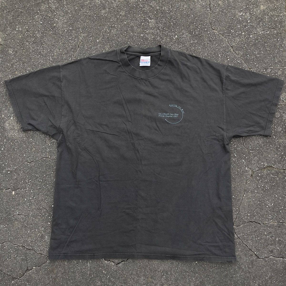 Hanes × Vintage 1997 HEALING THE MIND Hanes Beefy T Shirt Size US XXL / EU 58 / 5 - 1 Thumbnail