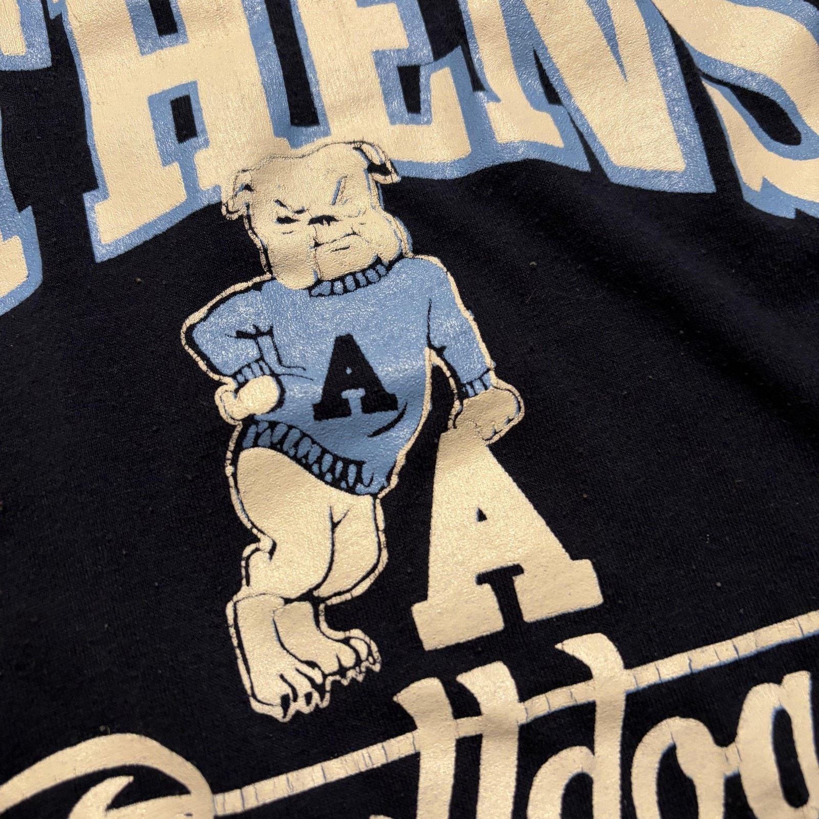 Champion Vintage Athens Bulldogs Shirt Mens Large Blue Champion Size L / US 10 / IT 46 - 4 Thumbnail