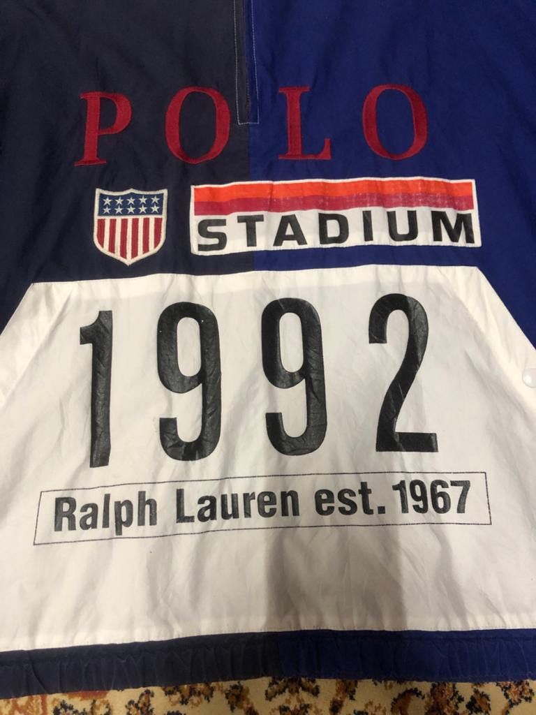Ralph Lauren Sport 🔥POLOARCHIVE🔥VINTAGE POLO RALPH LAUREN 1992 STADIUM JACKET Size US L / EU 52-54 / 3 - 3 Thumbnail