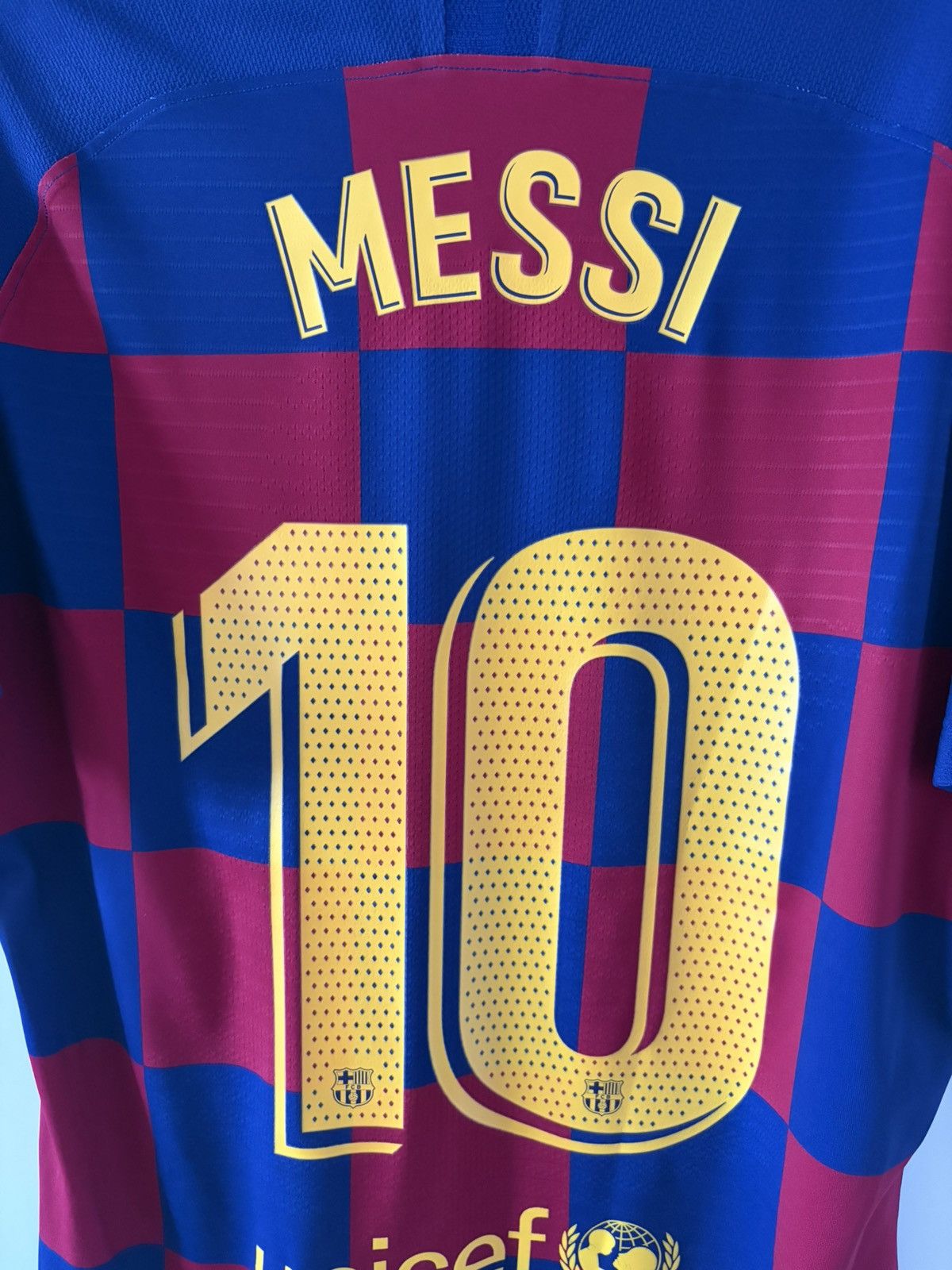 Barcelona nike 2019/2020 domowa Messi wersja meczowa — zdjęcie 2