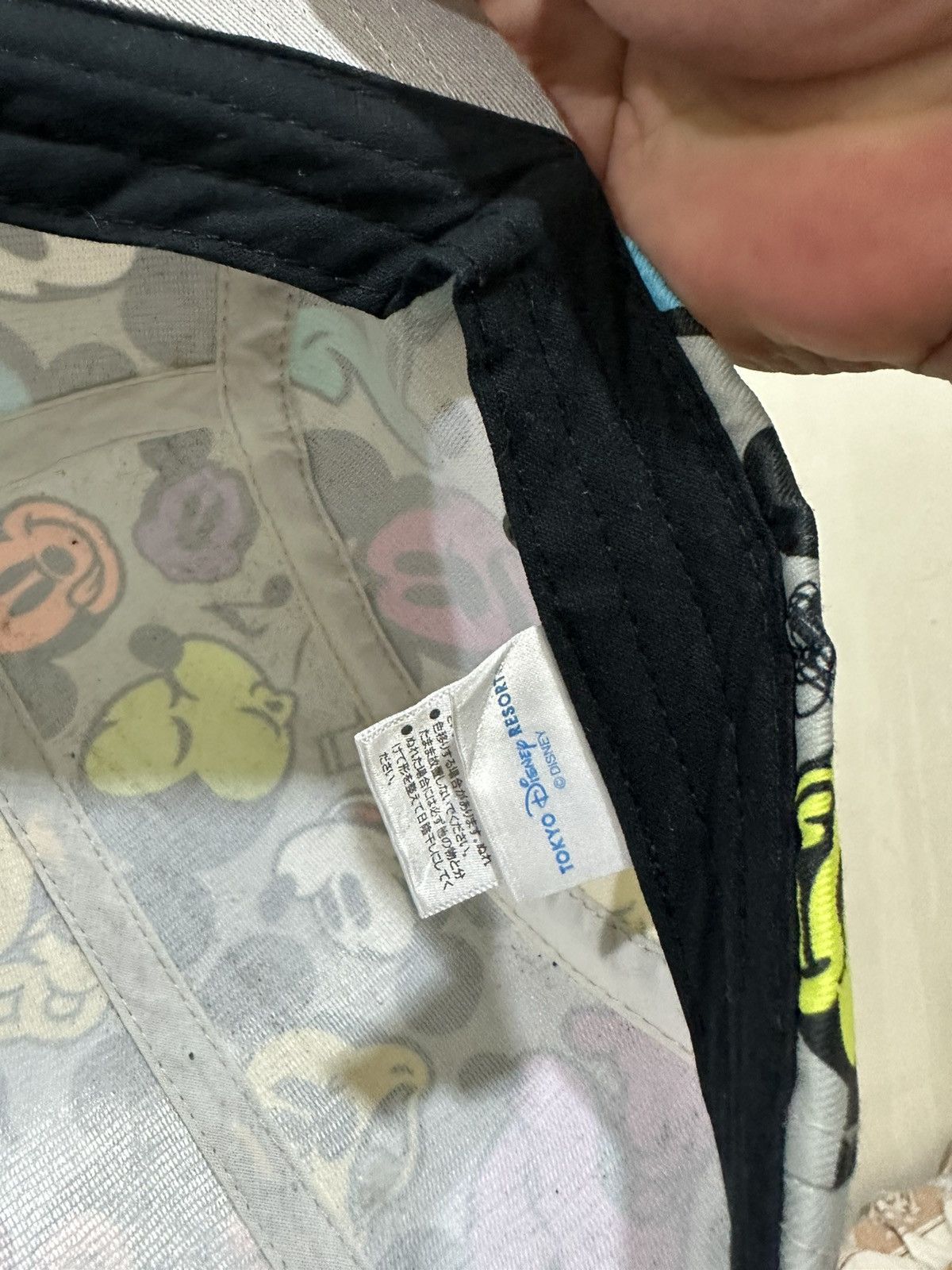 Mickey Mouse 🔥Rare🔥Mickey Mouse Full Printed Camp Hat Size ONE SIZE - 6 Thumbnail