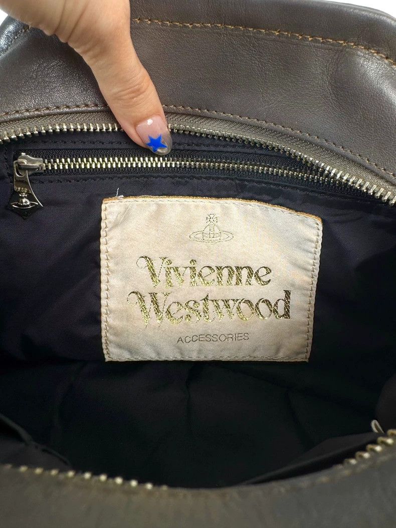 Vivienne Westwood Vivienne Westwood Brown star love bowling bag Size ONE SIZE - 8 Thumbnail