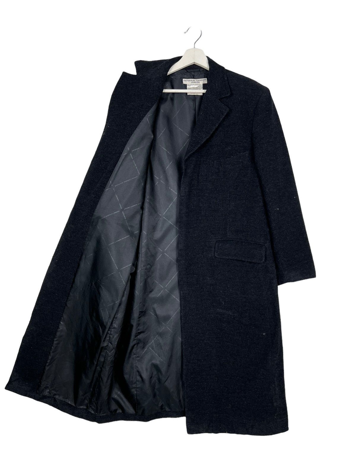 Katharine Hamnett London 🔥 KATHARINE HAMNETT LONDON WOOL OVERCOAT Size US M / EU 48-50 / 2 - 9 Thumbnail