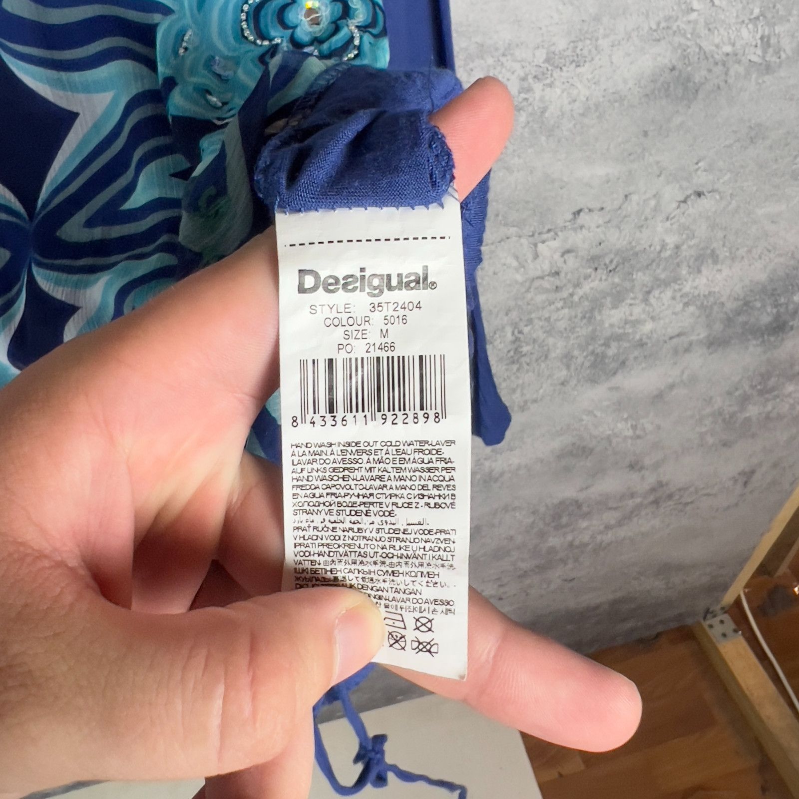 Desigual Desigual Blouse Women's Size M Multicolor Long Sleeve ` Size M / US 6-8 / IT 42-44 - 6 Thumbnail
