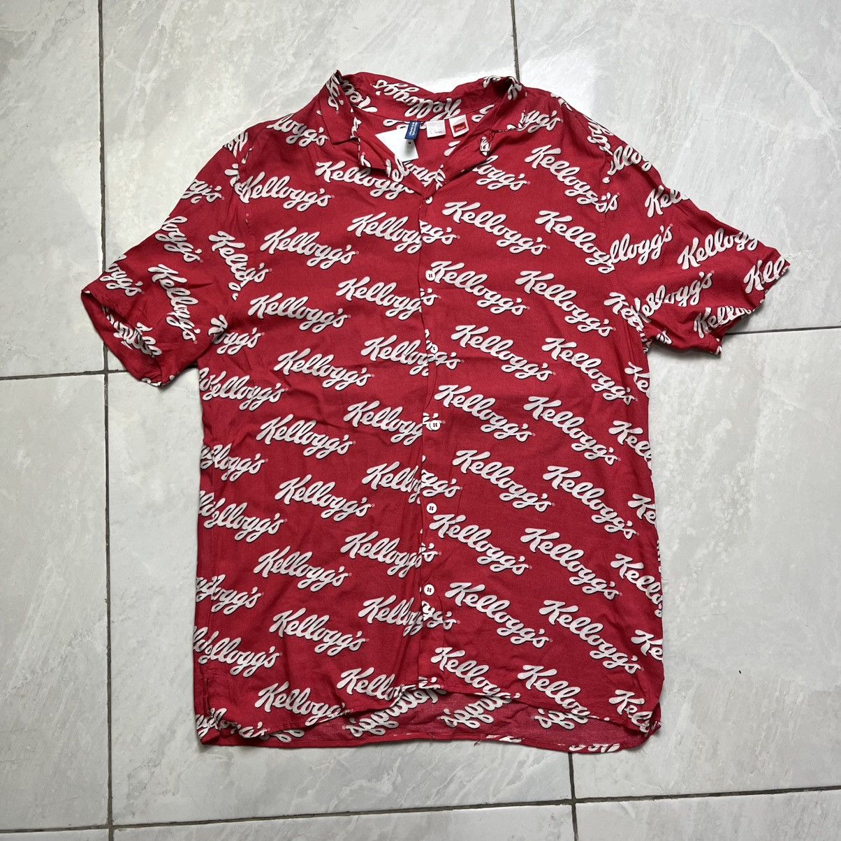 H&M H&M x Vintage kellogs open collar shirt Size US M / EU 48-50 / 2 - 2 Thumbnail