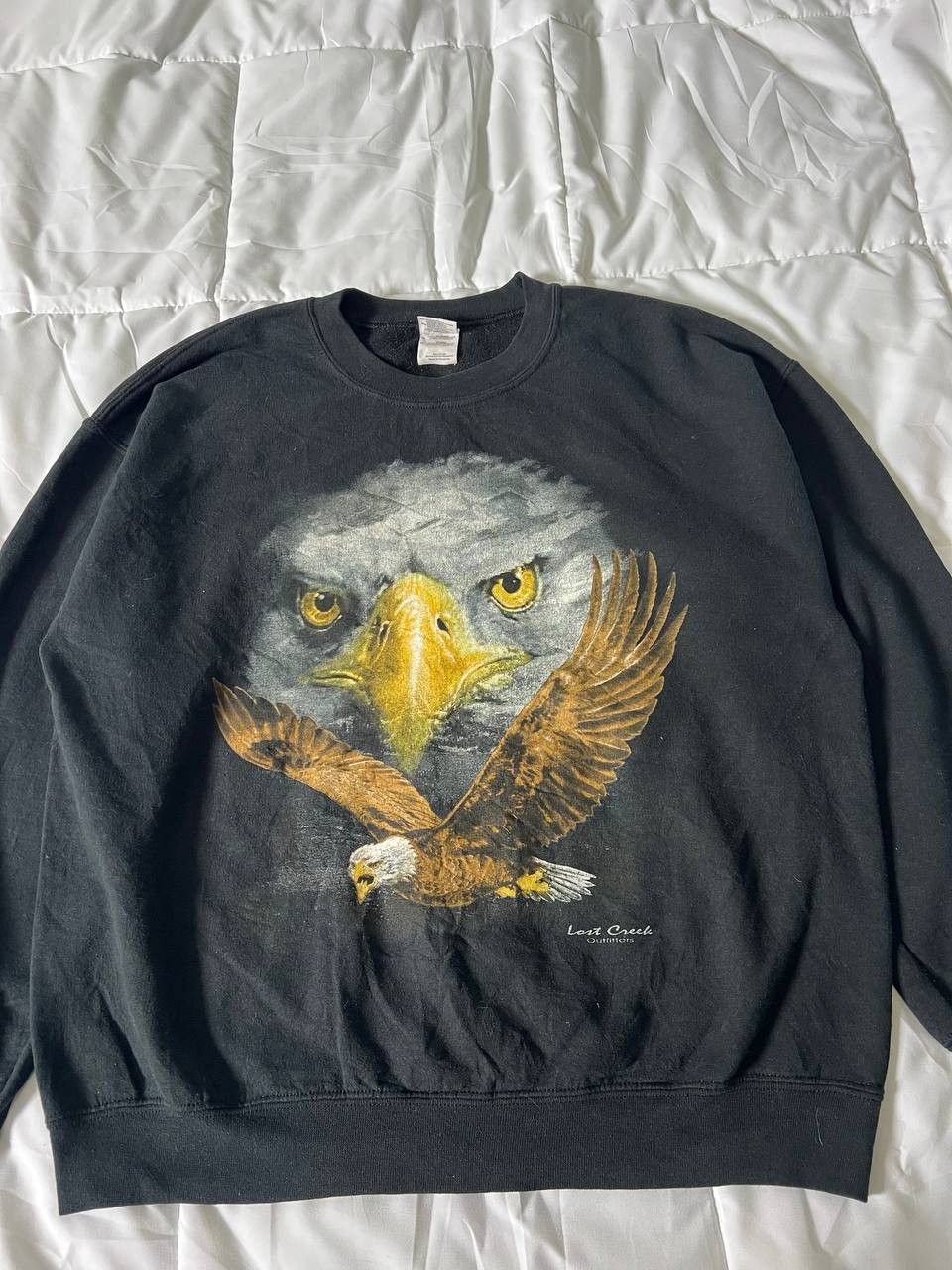 Habitat × Vintage Vintage 90s Lost Creek Outfitters Eagle Crewneck Size US L / EU 52-54 / 3 - 1 Thumbnail