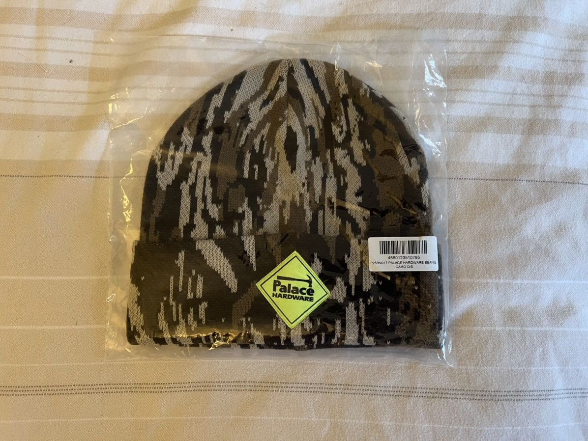 Palace Palace Hardware Woven Logo Beanie Cuffed Hat Knit Cap Camo Size ONE SIZE - 2 Thumbnail