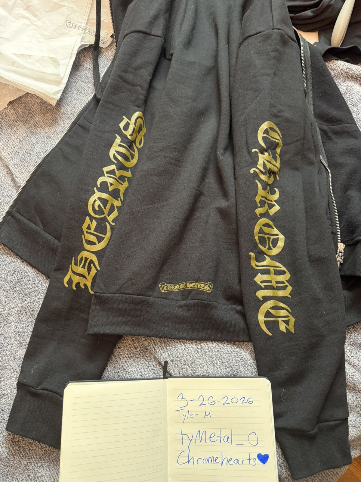 Chrome Hearts Chrome Hearts Vertical Logo Hoodie Size US M / EU 48-50 / 2 - 1 Thumbnail