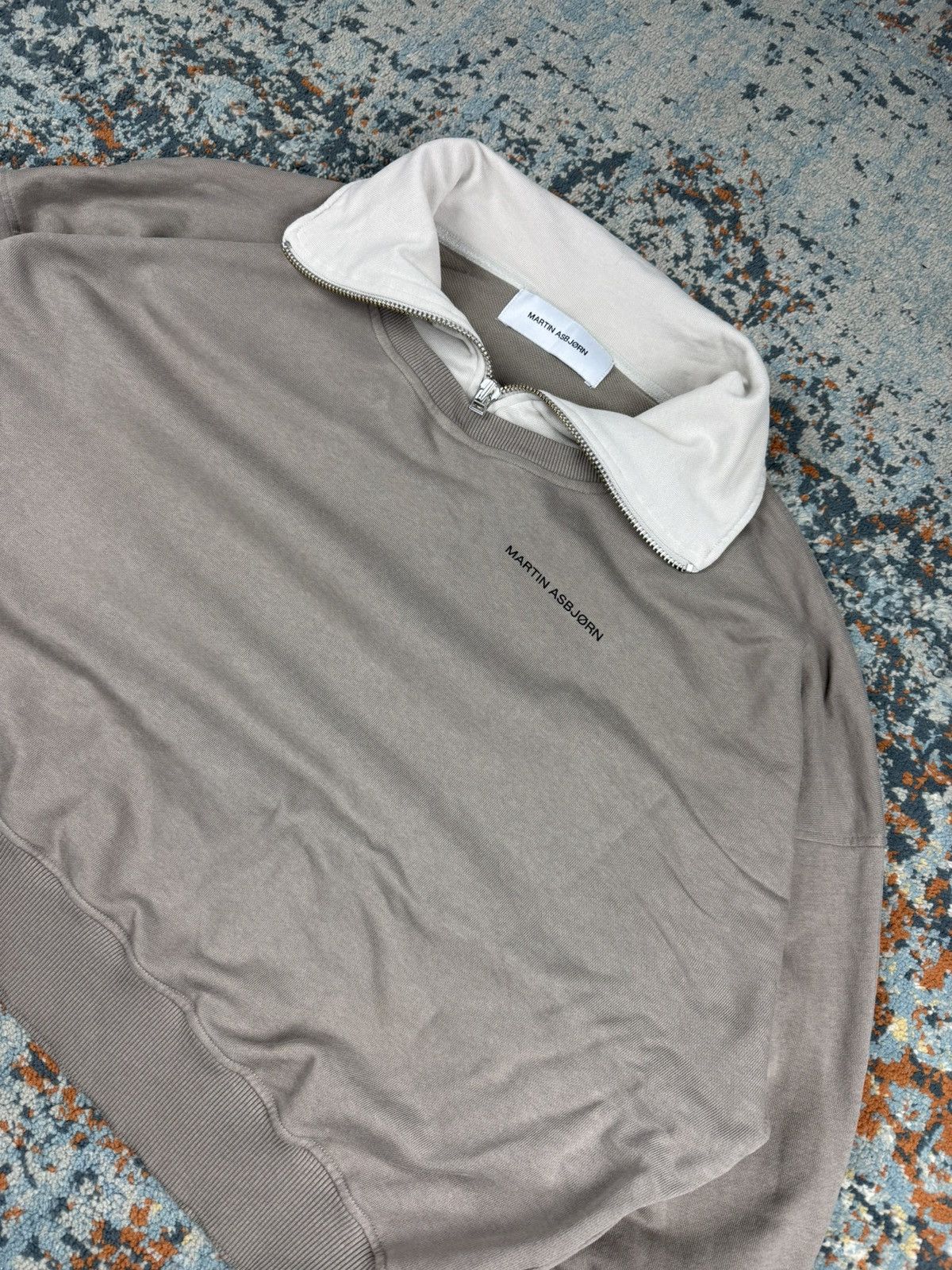 Martin Asbjorn Martin Asbjorn uktra boxy baggy mockneck sweatshirt Size US XL / EU 56 / 4 - 5 Thumbnail