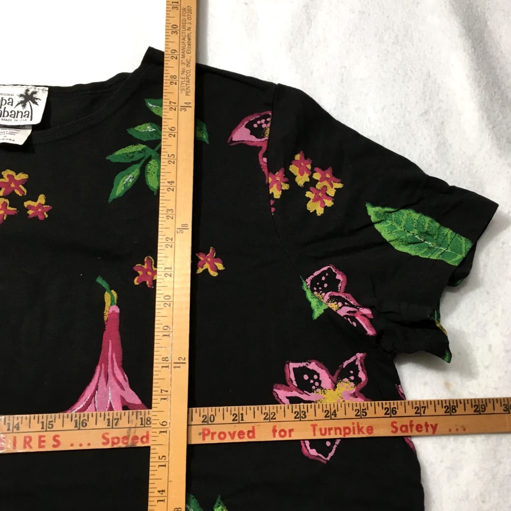 Vintage Vintage Copa Cabana Shirt Top Ladies Size 2x nature Print USA pants available Size XXL / US 16-18 / IT 52-54 - 4 Thumbnail