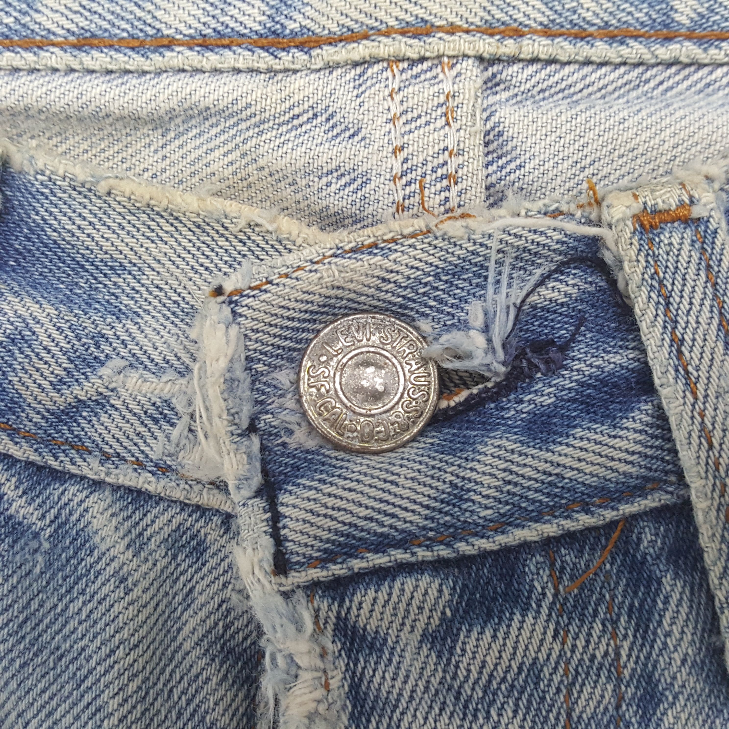 Levi's Levis Streetwear Style Distressed Jeans RR20 Size US 30 / EU 46 - 13 Thumbnail