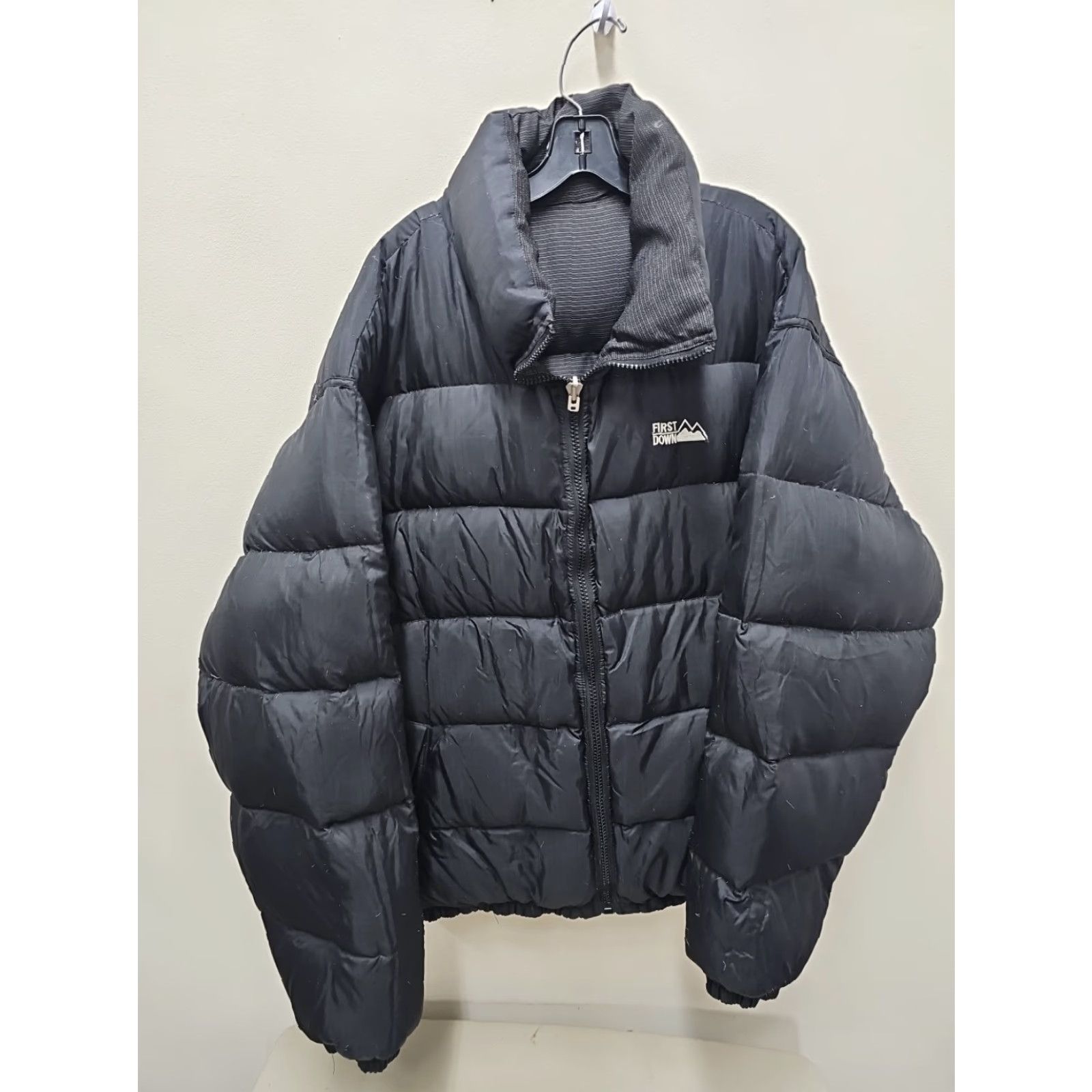 Vintage VINTAGE First Down Reversible Down Jacket Black Mens 2xlt Jacket Size US XXL / EU 58 / 5 - 5 Thumbnail