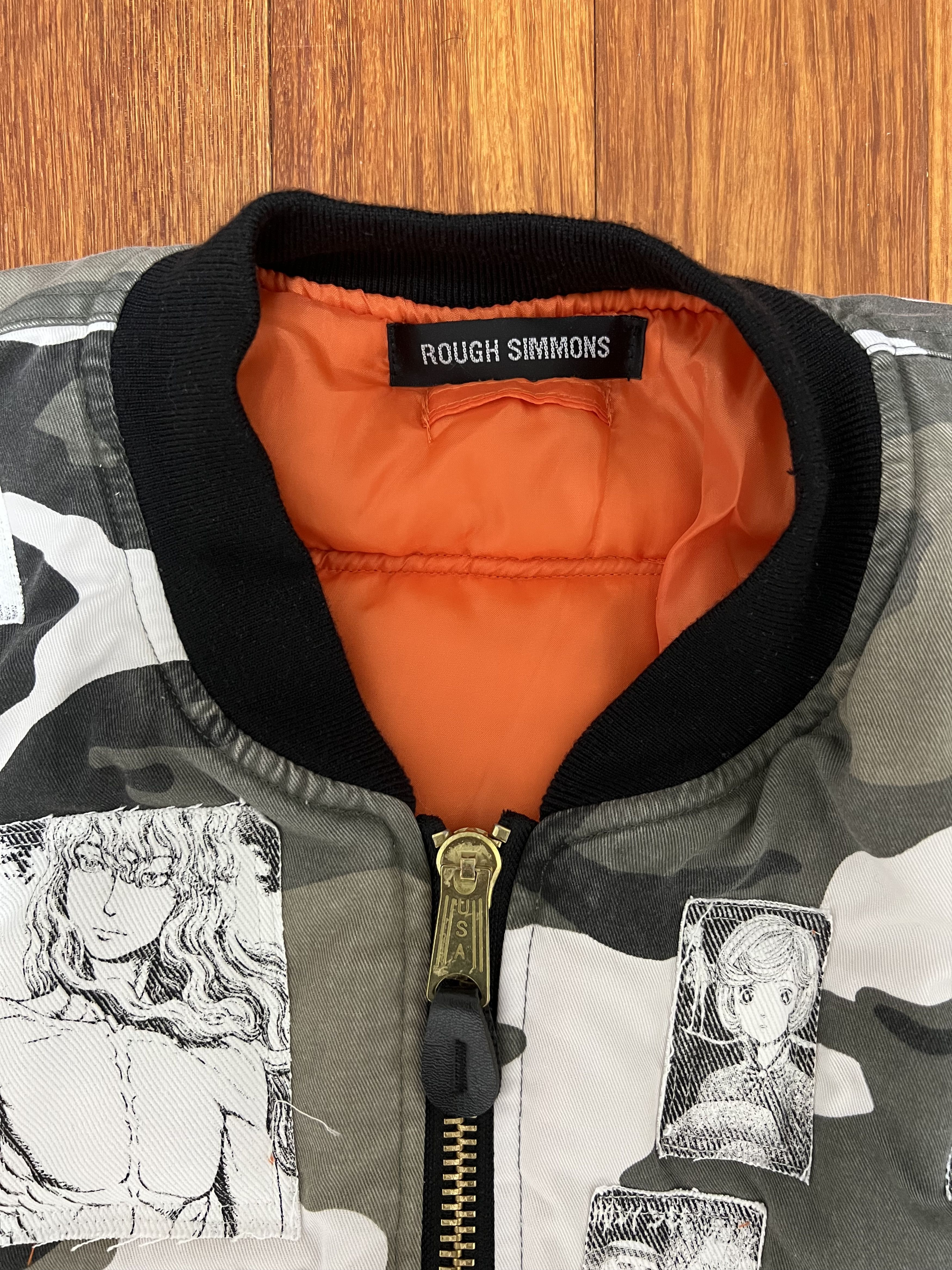 Fostex Garments × Rough Simmons 💚 2022 Rough Simmons Beserk Swordsman Patched Bomber Size US L / EU 52-54 / 3 - 6 Thumbnail
