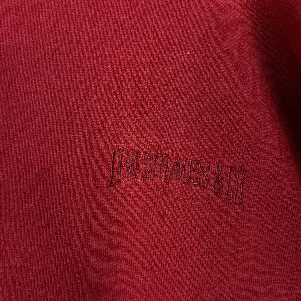 Levi's Vintage LEVIS STRAUSS Made in Usa Red Sweatshirt #3965-C181 Size US L / EU 52-54 / 3 - 5 Thumbnail