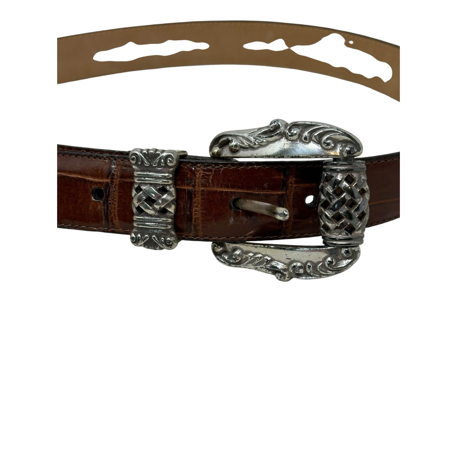 Brighton Brighton vintage brown silver buckle belt size Medium Size ONE SIZE - 10 Thumbnail