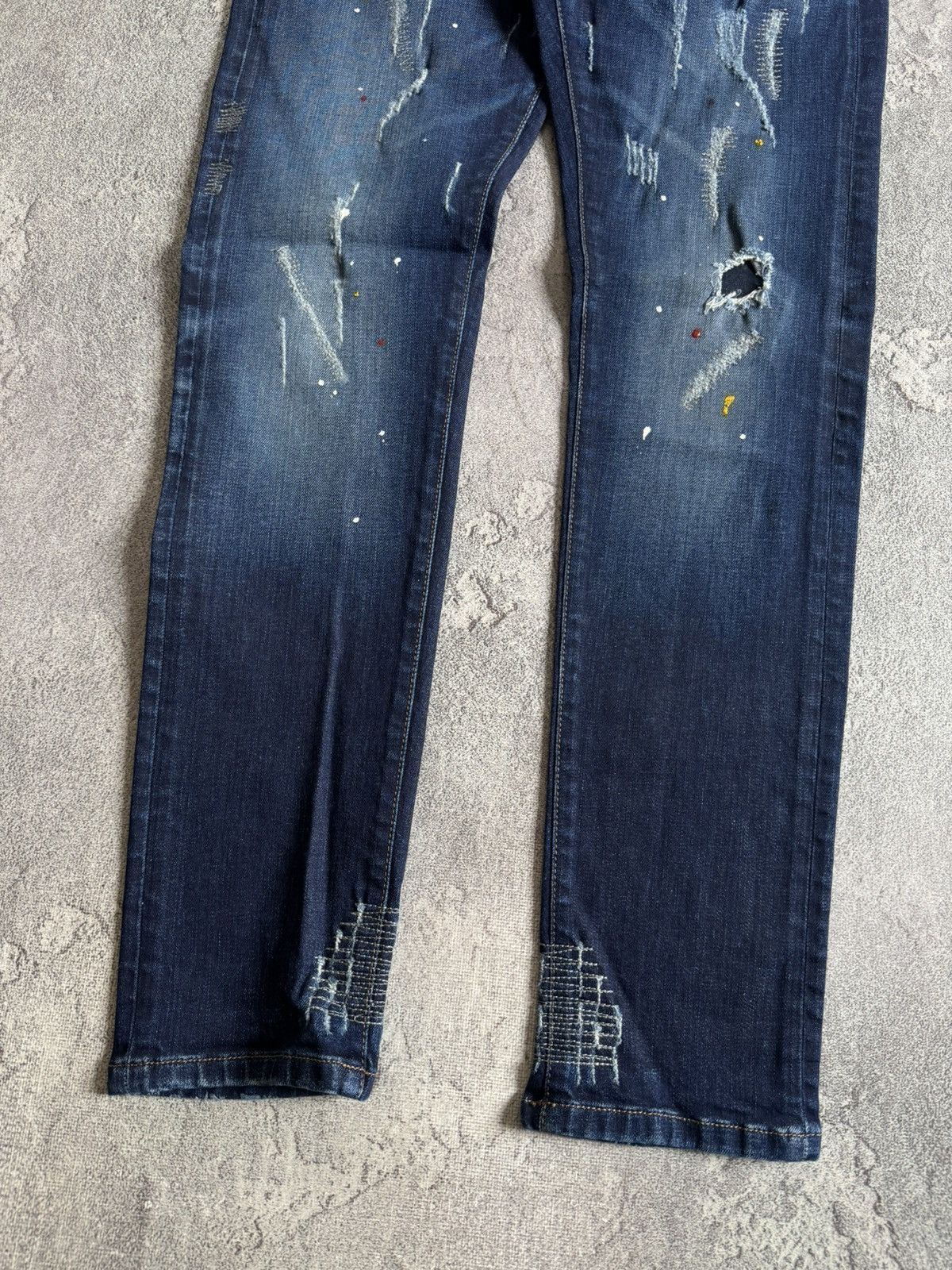 Dsquared2 Dsquared2 50size distressed denim pants jeans trousers 👖 y2k Size US 34 / EU 50 - 5 Thumbnail