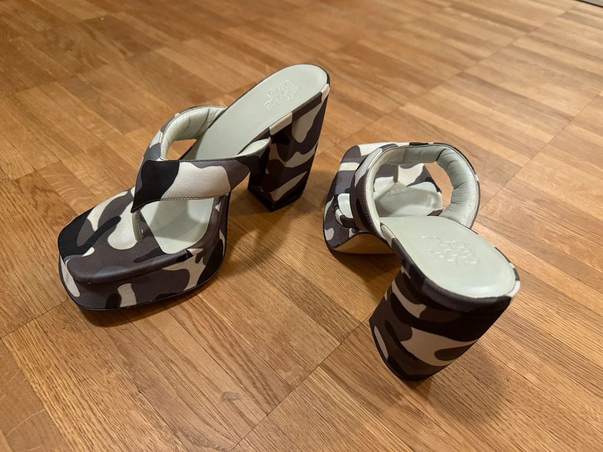 GIA BORGHINI Gia Borghini camouflage platform sandals Size US 7 / IT 37 - 4 Thumbnail