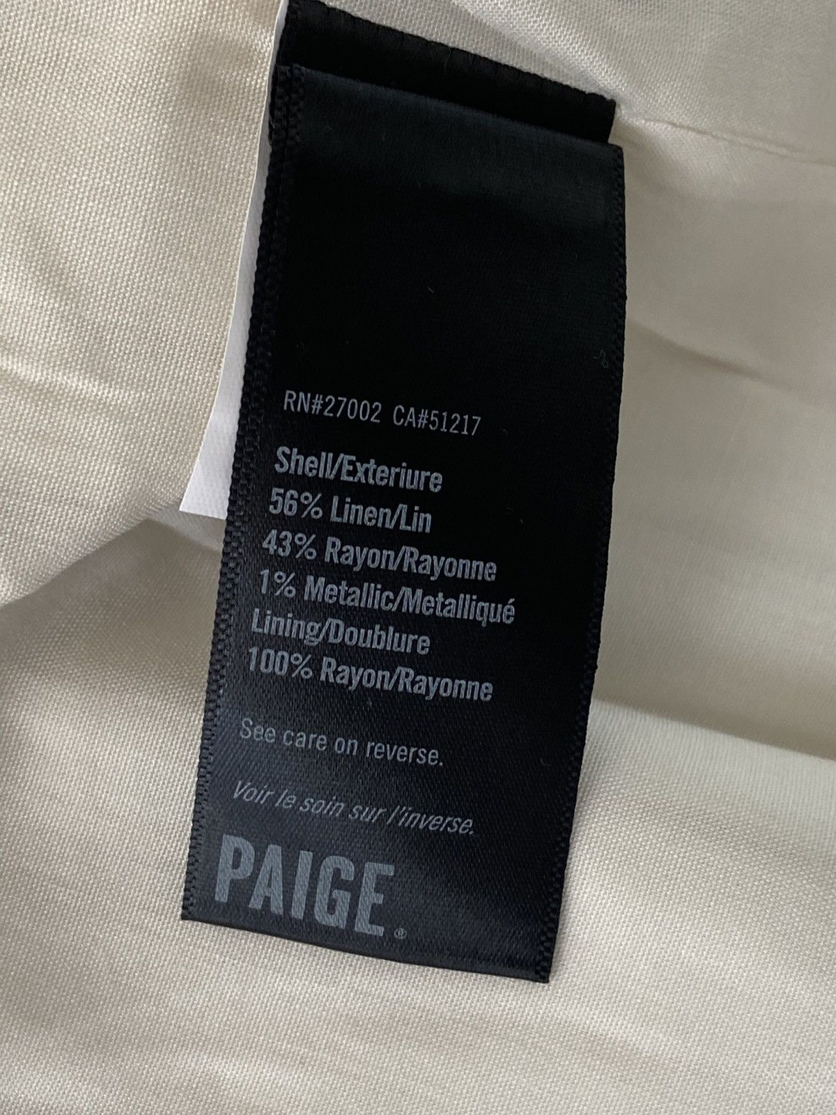 Paige Paige women’s off white blazer. Size: 6. New with tags. Size S / US 4 / IT 40 - 8 Thumbnail
