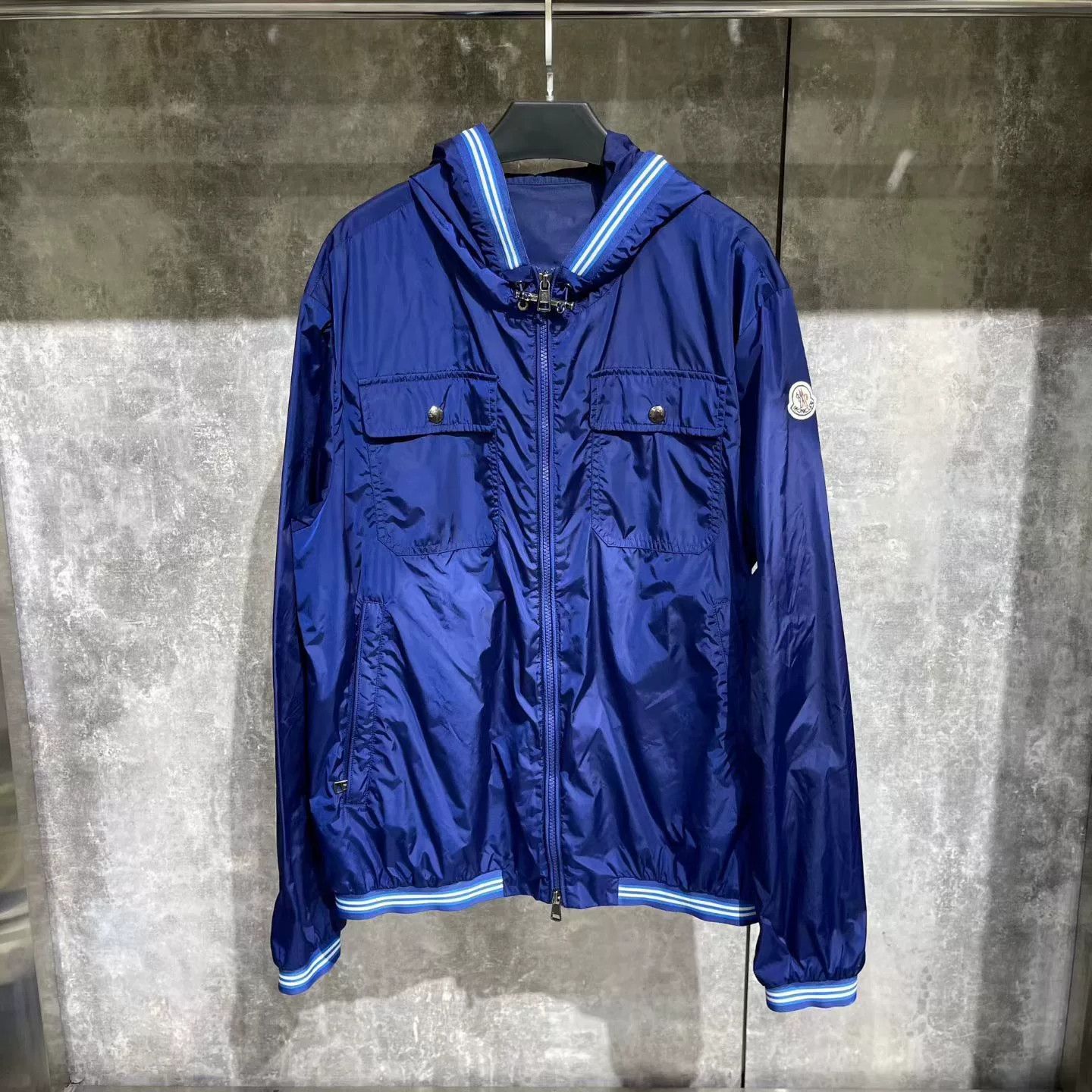 Moncler Moncler Blue Light Jacket l Men Size US L / EU 52-54 / 3 - 1 Thumbnail
