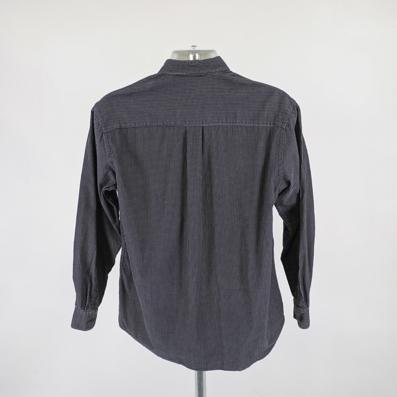 Perry Ellis Perry Ellis Gray Black Velvet Houndstooth Medium Pocket Coll Size US M / EU 48-50 / 2 - 7 Thumbnail