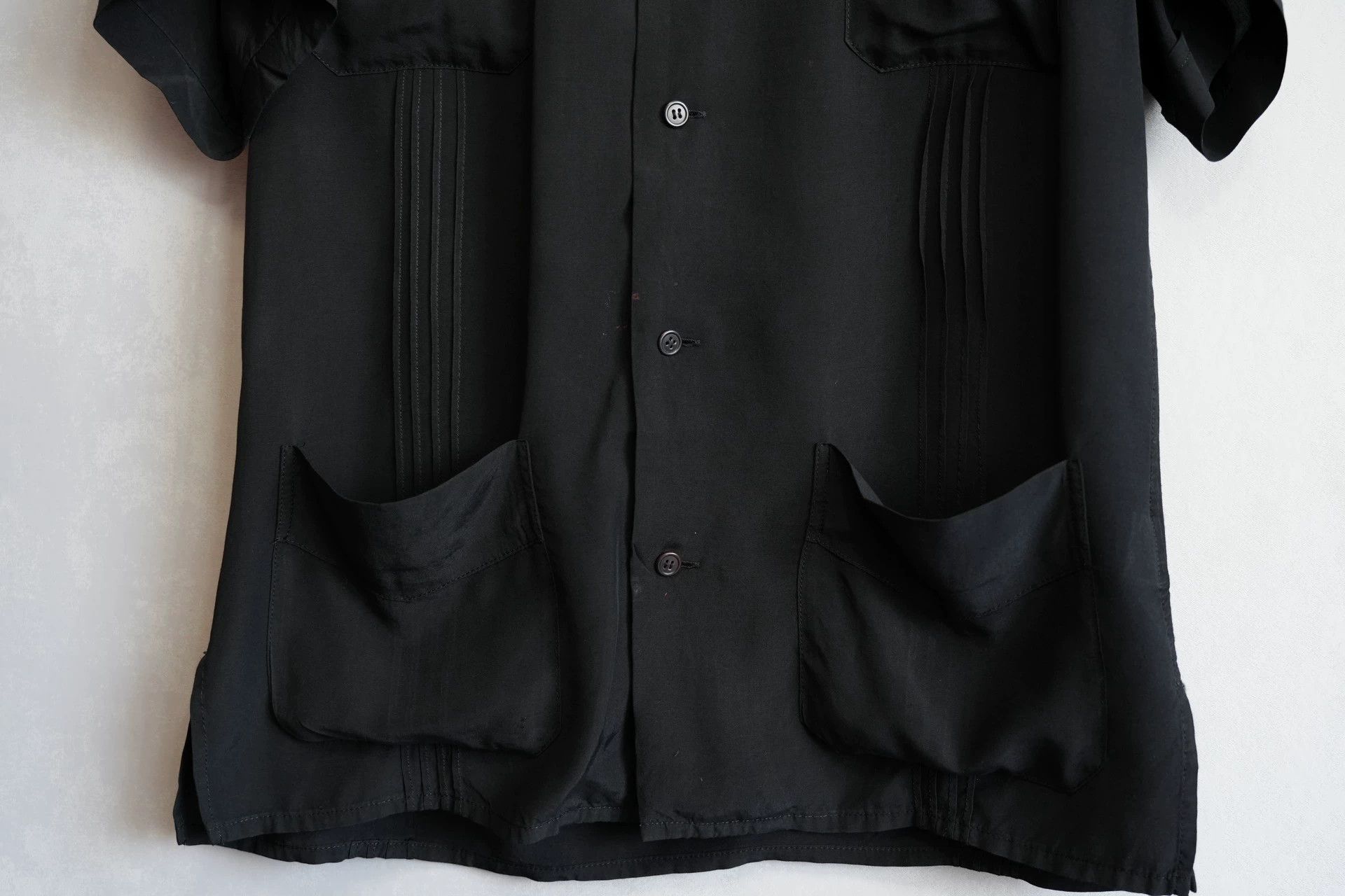 Yohji Yamamoto Yohji Yamamoto 16SS Vertical Stripe Silk Blend SS Shirt Size US L / EU 52-54 / 3 - 3 Thumbnail
