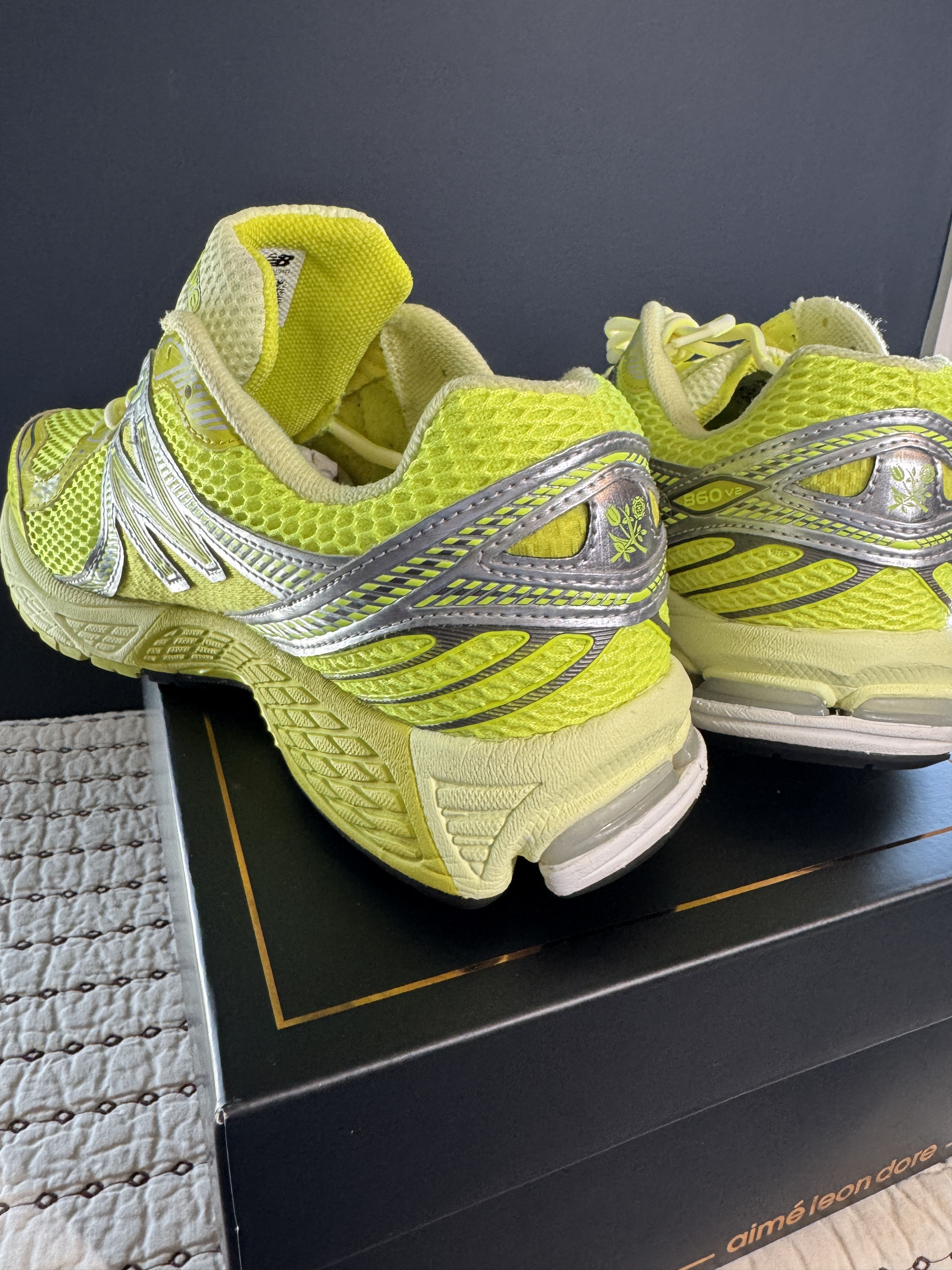 Aime Leon Dore × New Balance 2024 AIME LEON DORE X NEW BALANCE 860V2 YELLOW SIZE 11 Size US 11 / EU 44 - 9 Thumbnail