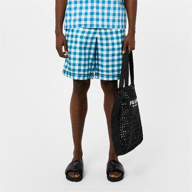 Prada PRADA Gingham Check Bermuda Shorts - M Size US 30 / EU 46 - 2 Thumbnail