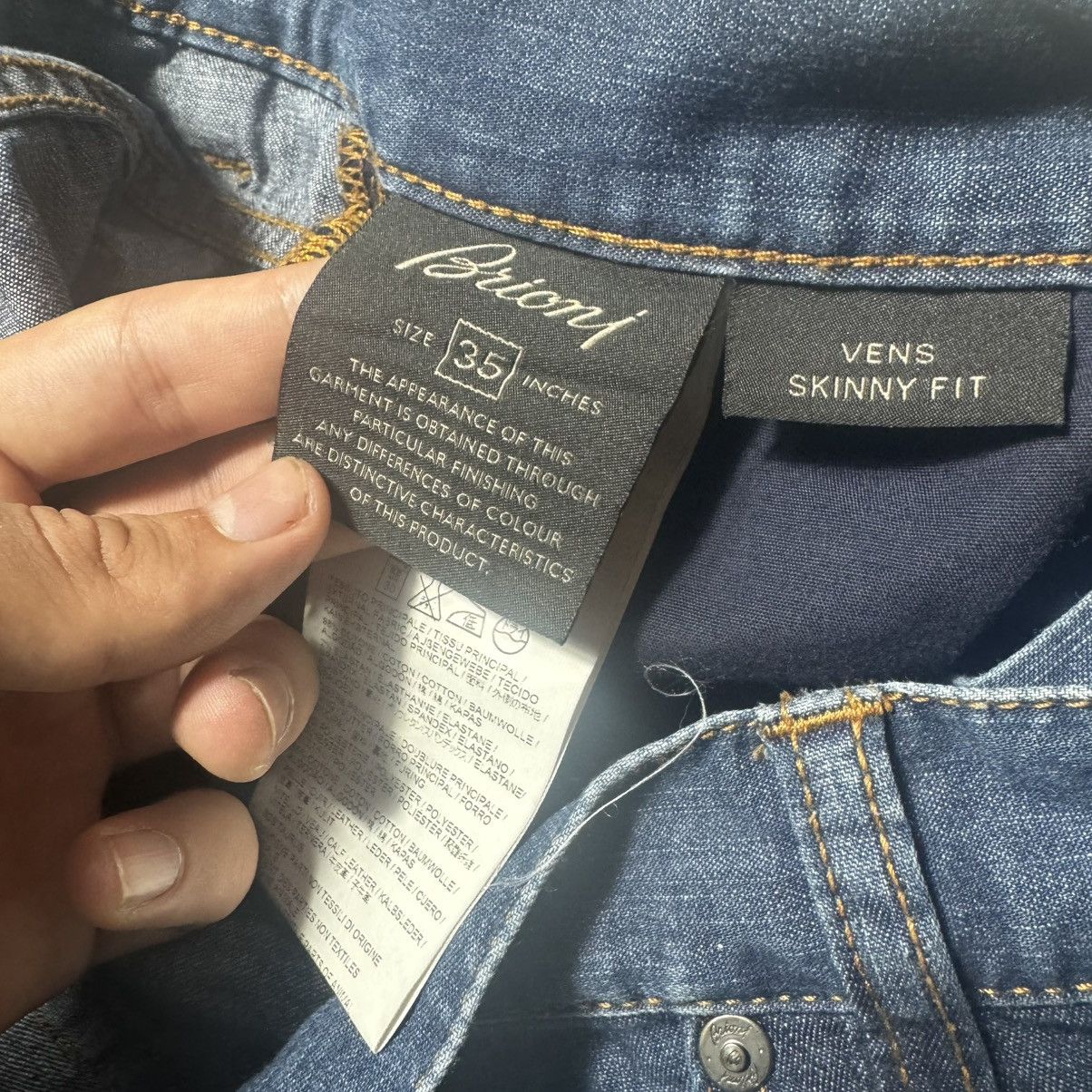 Brioni vintage brioni vens skinny fit jeans luxury 35 size Size US 30 / EU 46 - 9 Thumbnail