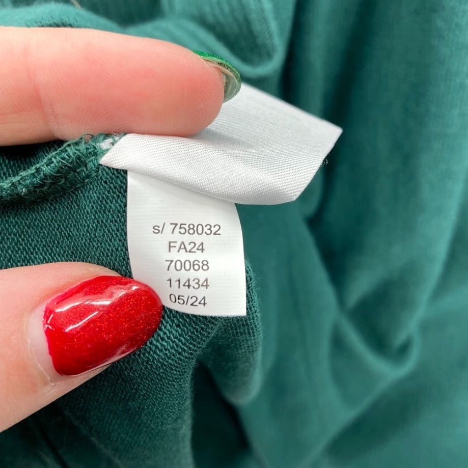 Loft LOFT Women's XL Green Mock Neck Sweater Ribbed Sleeves Relaxed Fit Cozy Casual Pullover Knit Shirt Size XL / US 12-14 / IT 48-50 - 7 Thumbnail